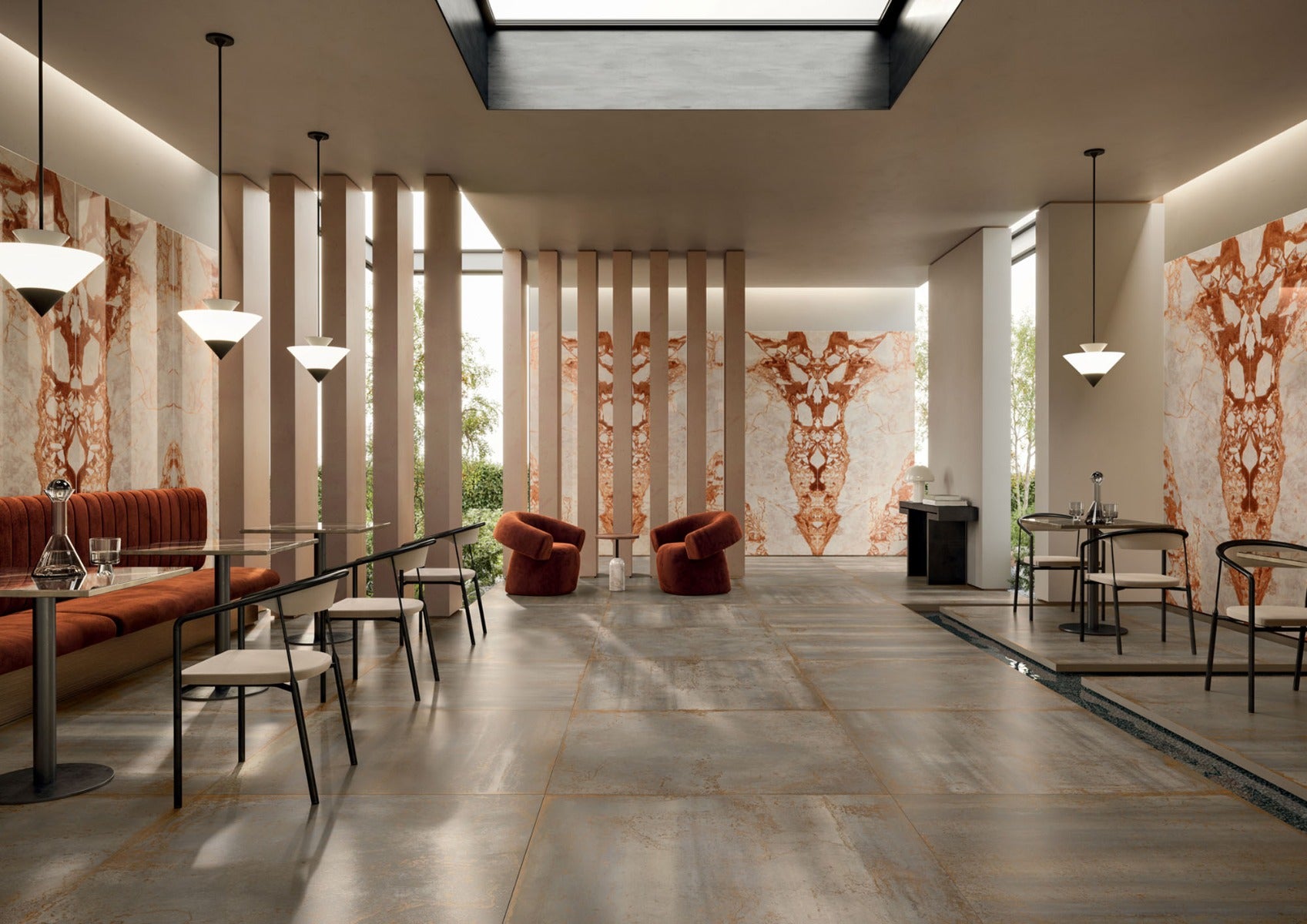 Oxide Brass 60 x 120cm, porcelain tile sold by the box at Irwin Tiles, view 13