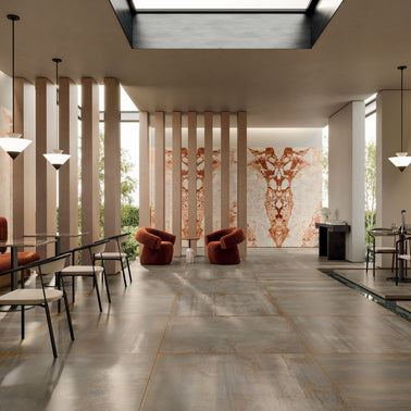 Oxide Brass 60 x 120cm, porcelain tile sold by the box at Irwin Tiles, view 13
