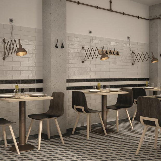 Negro Mate 15x7.5cm, matt wall tile at Irwin Tiles