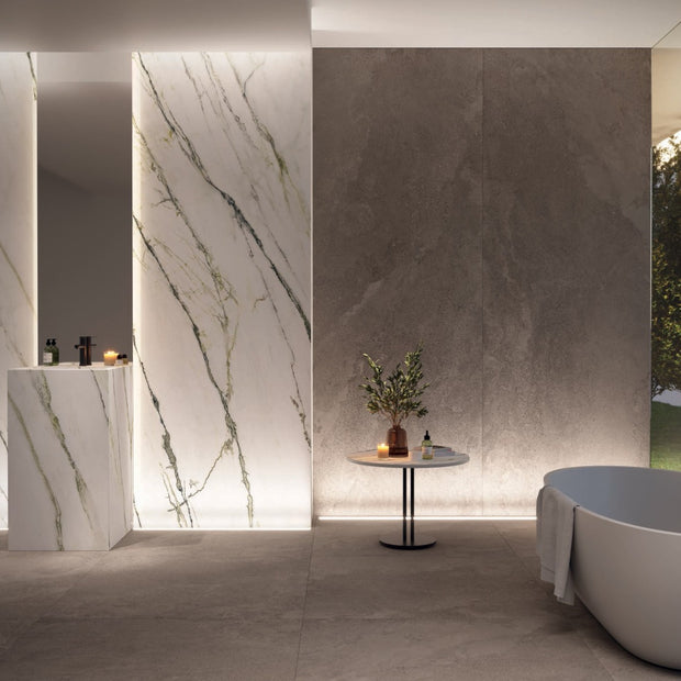 Matcha Green 100x275cm, porcelain tile at Irwin Tiles