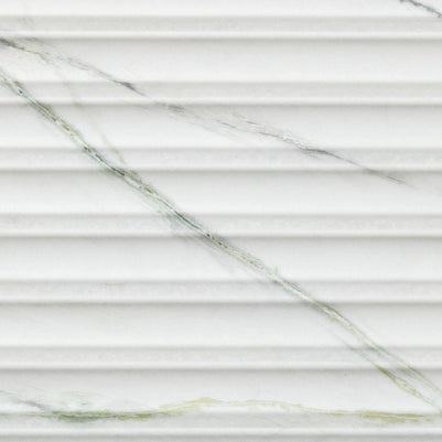 Matcha Green Waves Decor 33x100cm, wall tile from Irwin Tiles, Co. Monaghan