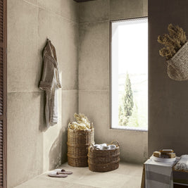 Materica Ecru 60 x 120cm, beige matt tile at Irwin Tiles