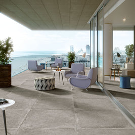 Materica Perla 120 x 120cm, matt porcelain tile for bathroom and other wet floors at Irwin Tiles