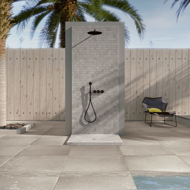 Materica Platino 120 x 120cm, matt tile at Irwin Tiles