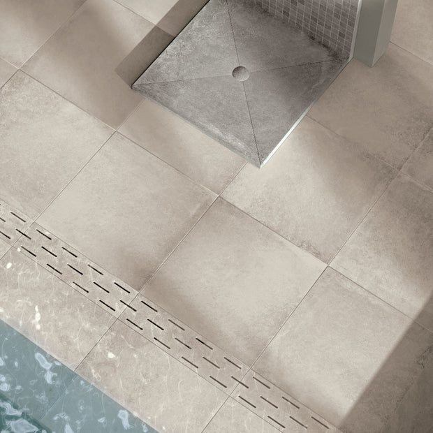 Materica Platino 120 x 120cm, porcelain tile at Irwin Tiles