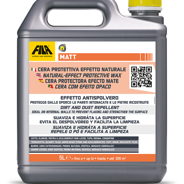 FilaMatt Wax 5ltr, cleaner and sealer at Irwin Tiles