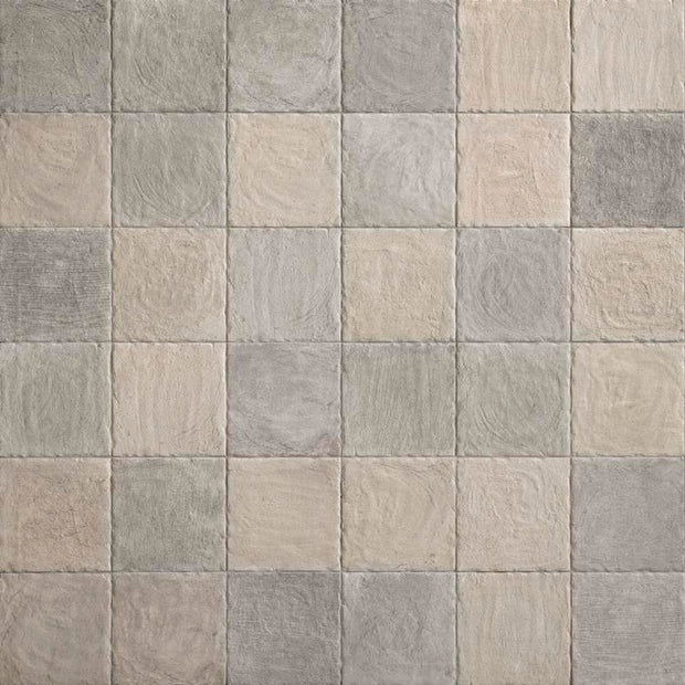 Melange 20 x 20cm, beige matt tile at Irwin Tiles