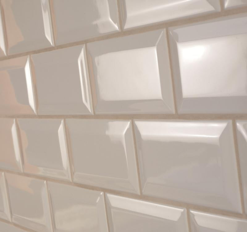 Metro Cream 15x7.5cm, gloss wall tile at Irwin Tiles