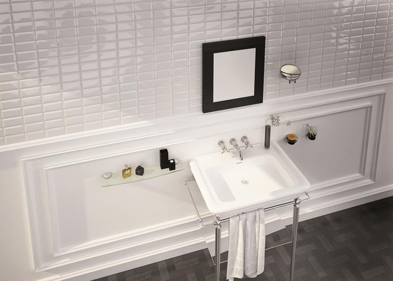 Metro White 15x7.5cm, gloss wall tile for kitchen walls and splashbacks at Irwin Tiles