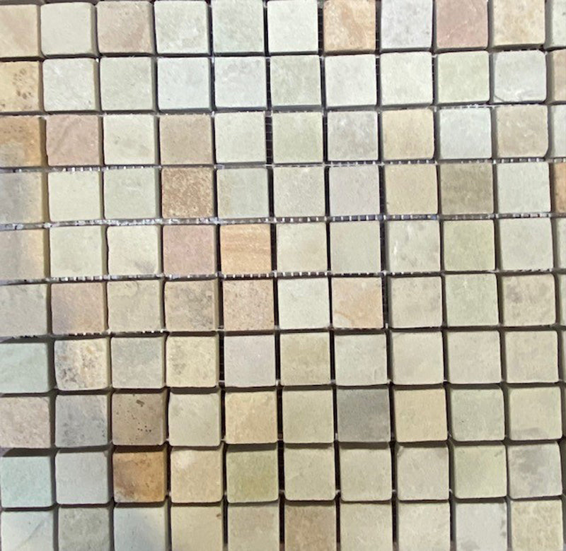 Mint Sandstone Mosaic 30 x 30cm, tile at Irwin Tiles
