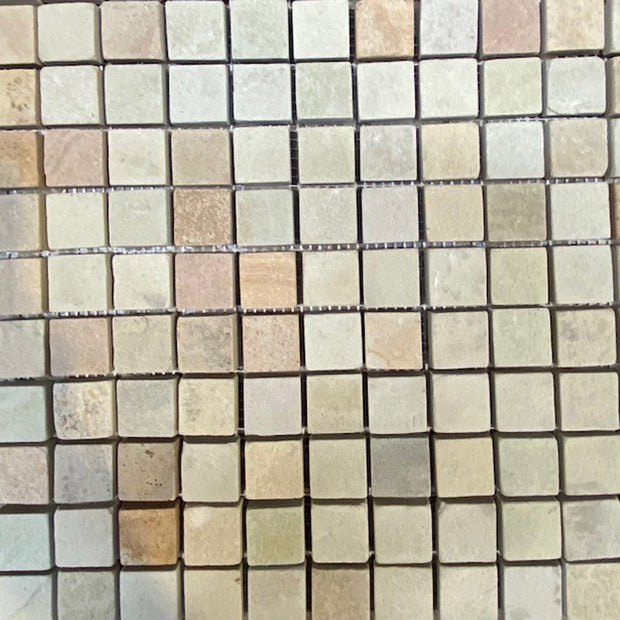 Mint Sandstone Mosaic 30 x 30cm, tile at Irwin Tiles