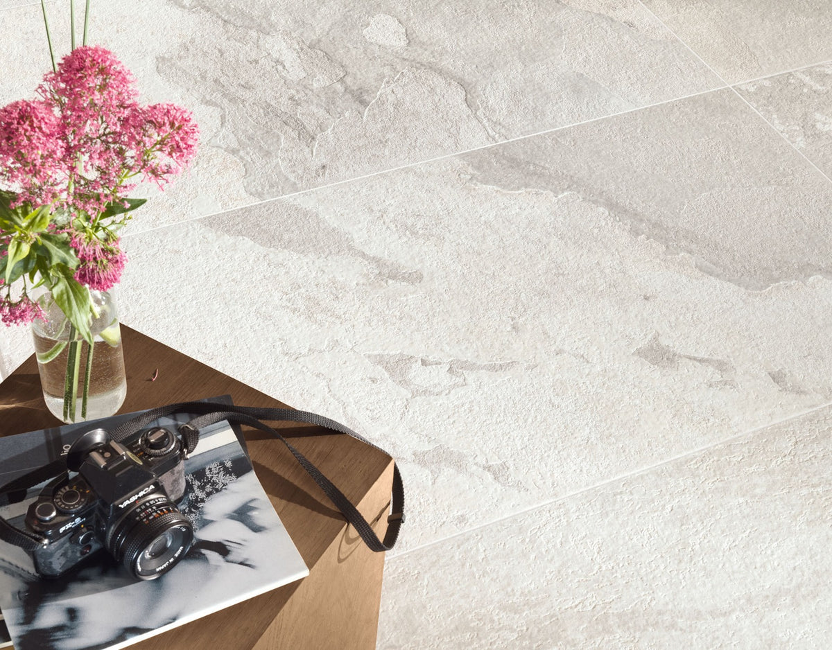 More Milk 60 x 120cm, white tile from Irwin Tiles, Co. Monaghan
