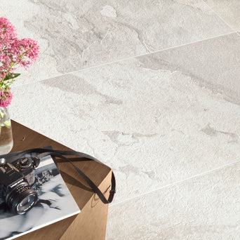 More Milk 60 x 120cm, white tile from Irwin Tiles, Co. Monaghan