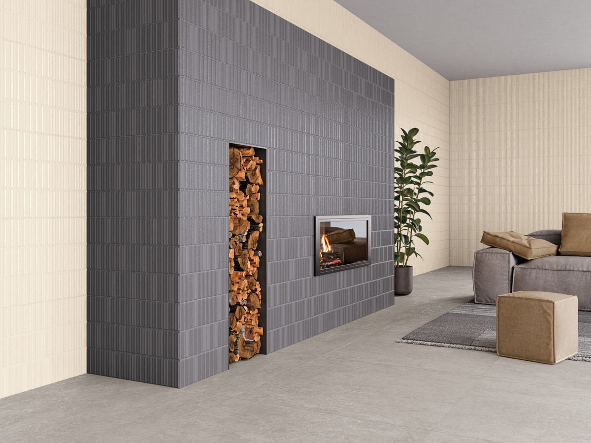 Harmony Moves Anthracite 20x40cm, tile at Irwin Tiles