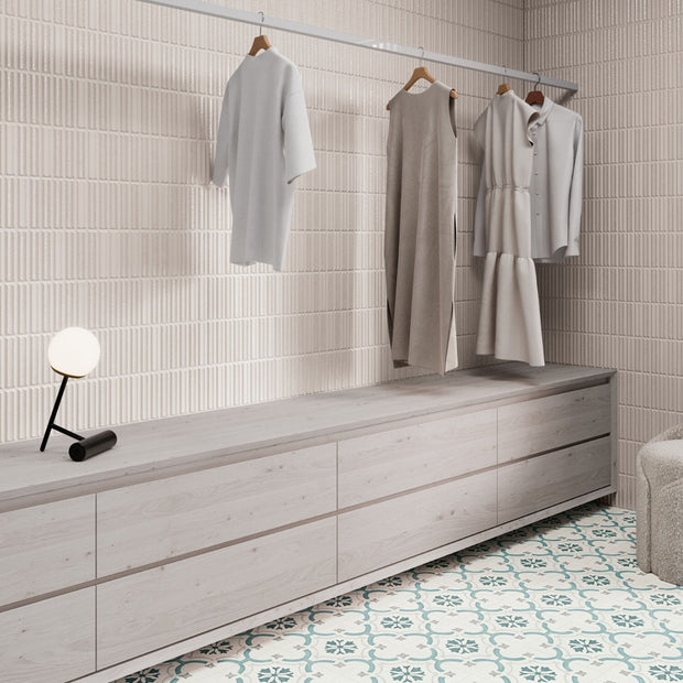 Harmony Moves Silver 20x40cm, wall tile at Irwin Tiles