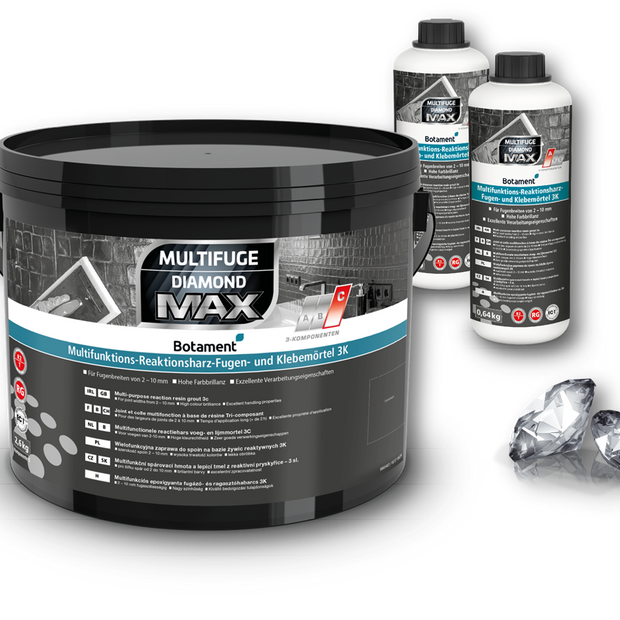 Botament Multifuge Diamond Max Epoxy Grout - 3-PART System, tile grout at Irwin Tiles