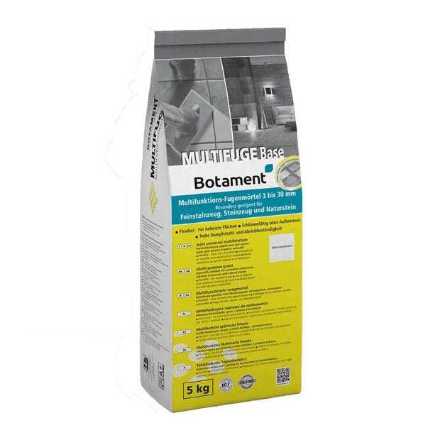 Sand Grey Botament Multifuge Base Grout 5kg, tile grout at Irwin Tiles