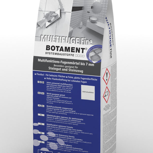 Pergamon Cream Flex Multifuge Fine Botament 4kg, tile grout at Irwin Tiles
