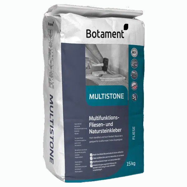 Botament Multistone Adhesive 15kg, tile adhesive at Irwin Tiles