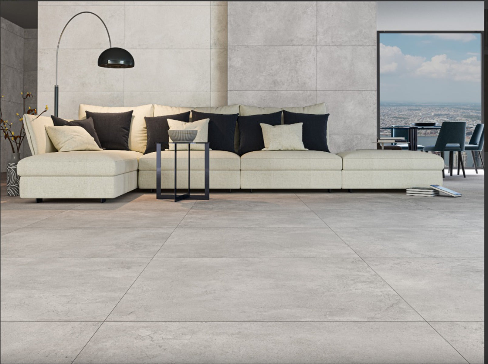 Murray Natural Lappatto 90 x 90cm, semi-gloss tile at Irwin Tiles
