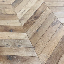 Muscavado Oak Engineered Chevron, engineered wood flooring at Irwin Tiles