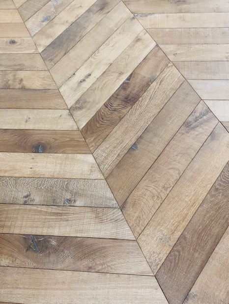 Muscavado Oak Engineered Chevron, engineered wood flooring at Irwin Tiles