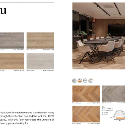 Nakuru Impala Plank Rigid LVT, medium luxury click vinyl flooring from Irwin Tiles, Co. Monaghan