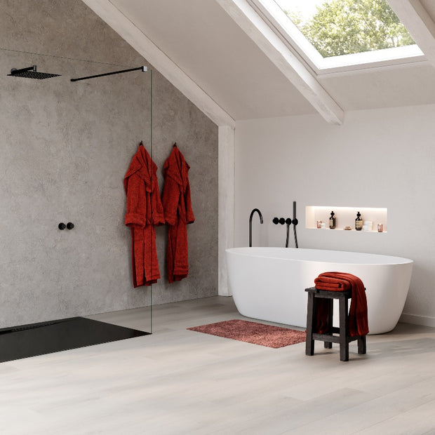 Nakuru Ivory Plank Rigid LVT, luxury click vinyl flooring for kitchens, hallways and living rooms at Irwin Tiles