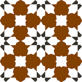 Nerja Marron 22.5 x 22.5cm, matt tile at Irwin Tiles