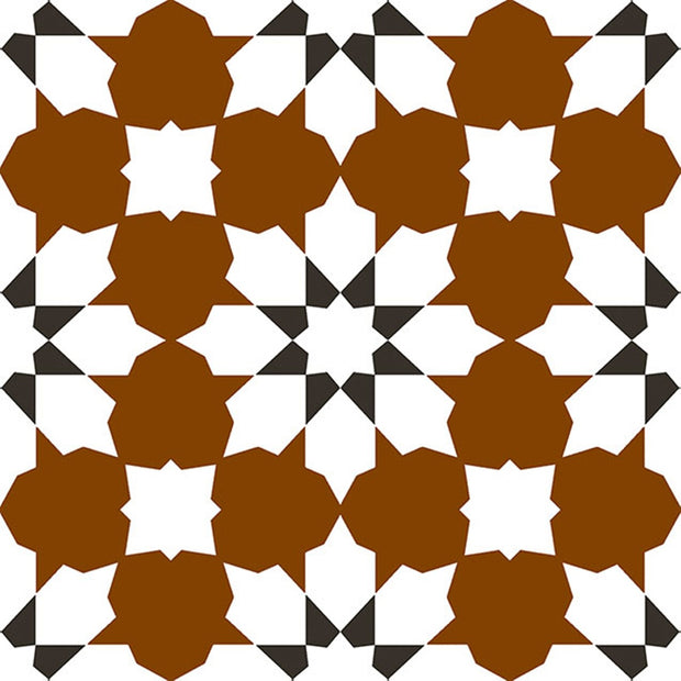 Nerja Marron 22.5 x 22.5cm, matt tile at Irwin Tiles