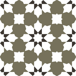 Nerja Verde 22.5 x 22.5cm, matt porcelain tile for feature walls at Irwin Tiles