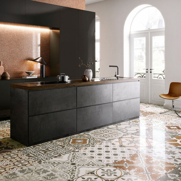 New Deco Patchwork Lappatto 60 x 60cm, porcelain tile at Irwin Tiles