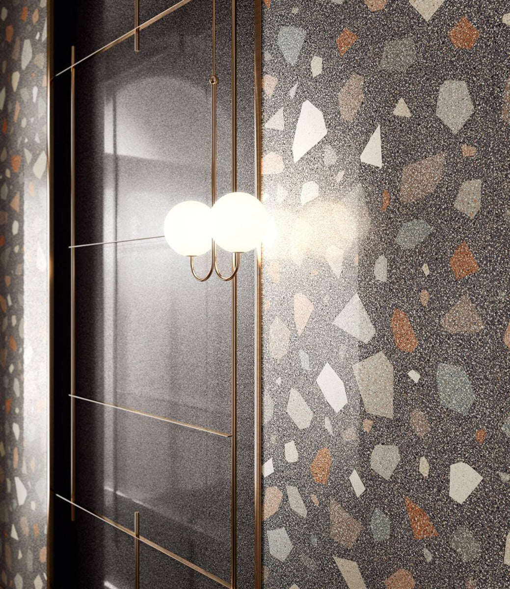 Palladian Dark Lappatto 90 x 90cm, semi-gloss porcelain tile for kitchens, bathrooms and hallways at Irwin Tiles