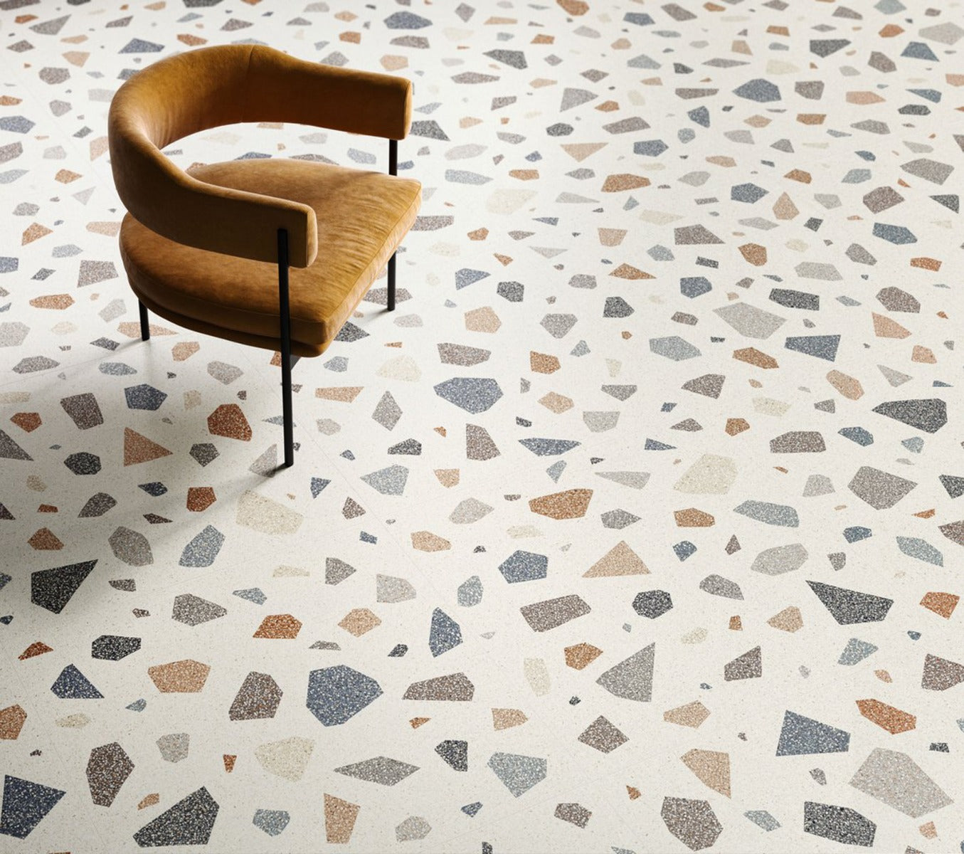 Palladian Light Lappatto 90 x 90cm, semi-gloss porcelain tile for kitchens, bathrooms and hallways at Irwin Tiles