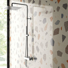 Palladian Light Lappatto 90 x 90cm tile, multi-colour semi-gloss, at Irwin Tiles