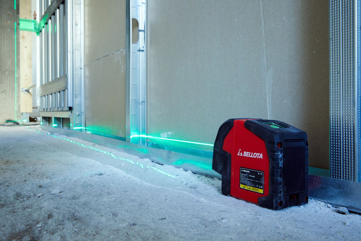 Bellota 30m Cross Laser Level w/ Plumb Line, laser level stocked at Irwin Tiles, Castleblayney, view 8