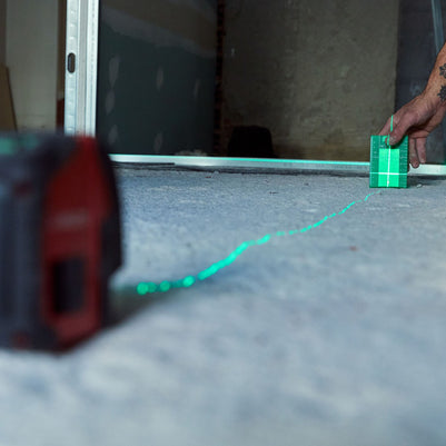 Bellota 30m Cross Laser Level w/ Plumb Line, laser level for setting out level tiling at Irwin Tiles, view 7