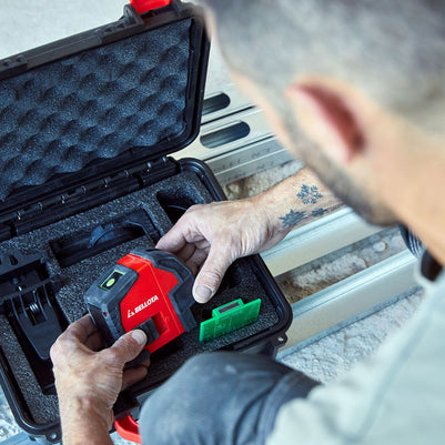 Bellota 30m Cross Laser Level w/ Plumb Line, laser level at Irwin Tiles, view 6