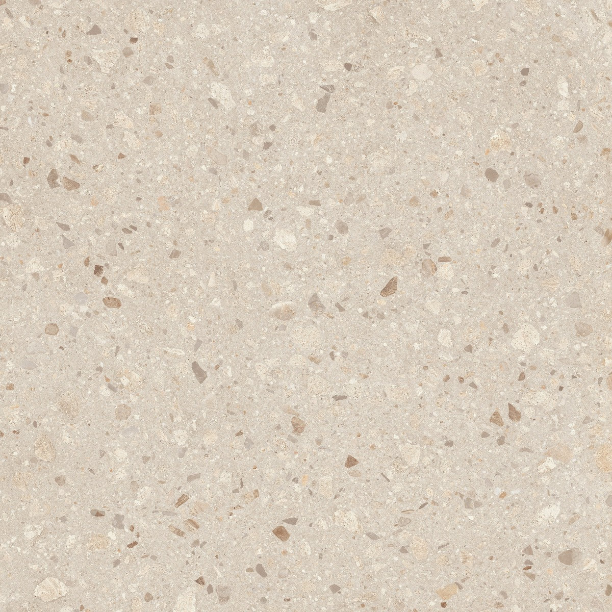 Oikos Terrazzo Beige 100x100cm, porcelain tile sold by the box at Irwin Tiles