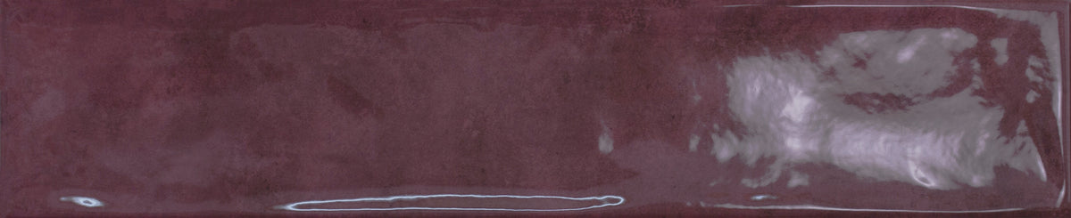 Omega Burdeos 10.7 x 53cm, gloss tile for kitchens, bathrooms and hallways at Irwin Tiles