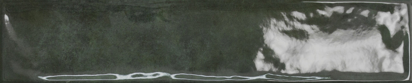 Omega Verde 10.7 x 53cm, gloss wall tile at Irwin Tiles