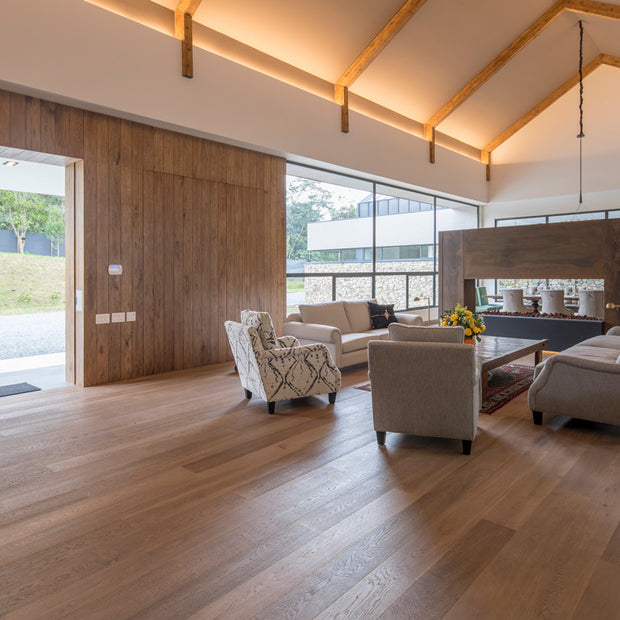 Oslo Paris Brown Plank 190mm, engineered wood flooring at Irwin Tiles