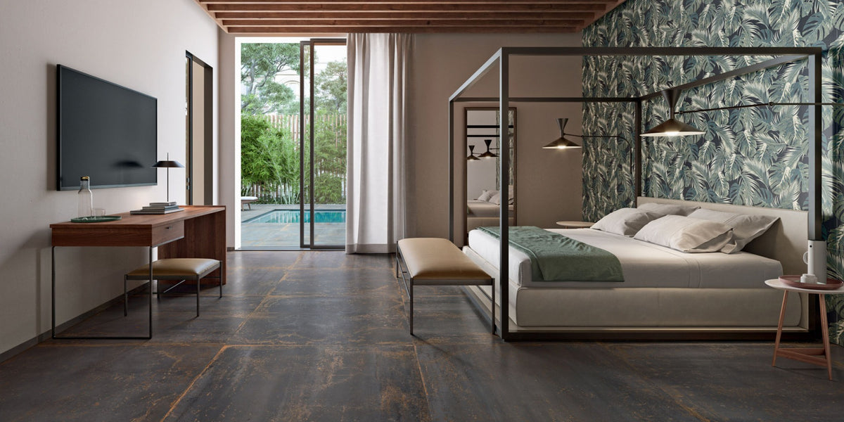 Oxide Iron 60 x 120cm, porcelain tile at Irwin Tiles, view 9