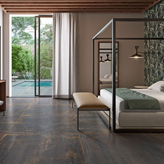 Oxide Iron 60 x 120cm, porcelain tile at Irwin Tiles, view 9