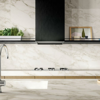 Arabesque Pearl 120x260cm (Lux Glossy Finish), tile at Irwin Tiles