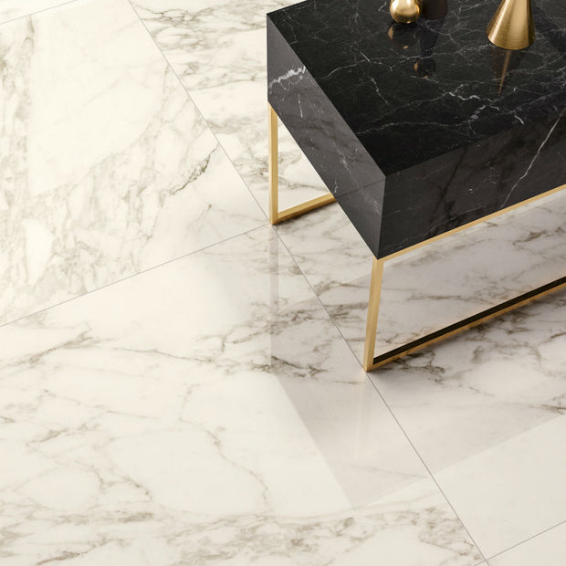 Arabesque Pearl 120x120cm (Lux Glossy Finish), tile at Irwin Tiles