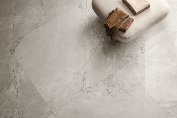 Breach Grey 120x120cm (Lux Glossy Finish), tile at Irwin Tiles