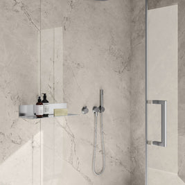 Breach Grey 120x260cm (Lux Glossy Finish), porcelain tile for kitchens, bathrooms and hallways at Irwin Tiles
