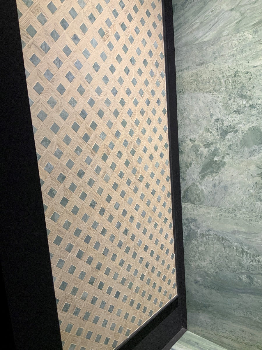 Paradiso Green Krystal 60 x 120cm, tile stocked at Irwin Tiles, Castleblayney