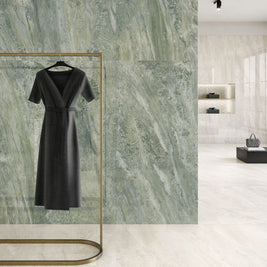 Paradiso Green Krystal 60 x 120cm, gloss tile at Irwin Tiles, view 9